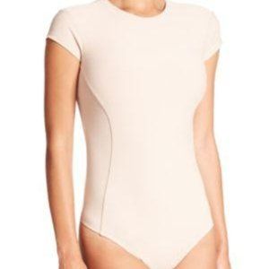 Alix NYC Mulberry cap sleeve bodysuit -nude/tan XS